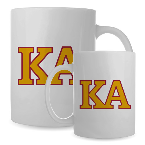 Kappa Alpha Full Color White Mug 15oz