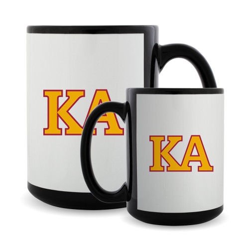  Full Color Black Mug 15oz - Two Color KA