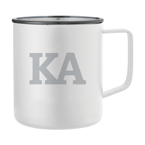  Rover Camp Vacuum Insulated White Mug 14oz - KA