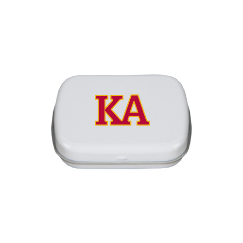  White Rectangular Peppermint Tin - Two Color KA