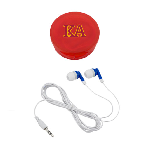  Ear Buds in Red Case - Two Color KA
