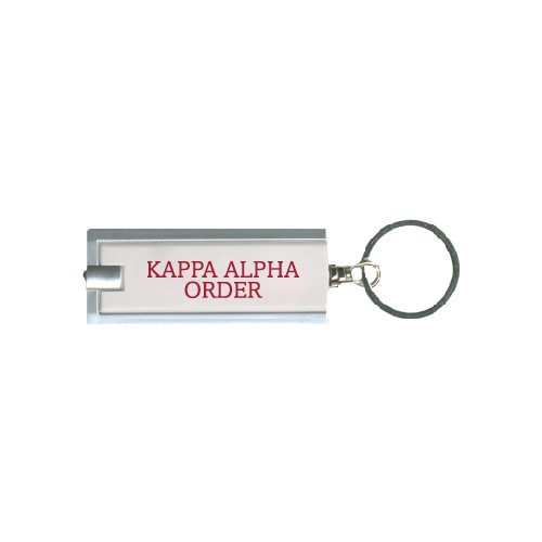  Turbo White Flashlight Key Holder - Kappa Alpha Order