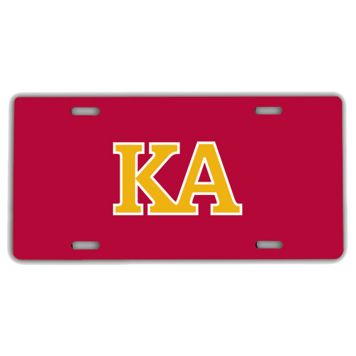  License Plate - Two Color KA