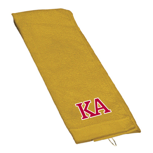  Gold Golf Towel - Two Color KA