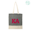 Thumbnail image for  Split Recycled Black Cotton Twill Convention Tote