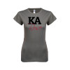 Thumbnail image for  Next Level Womens Charcoal Boyfriend Tee