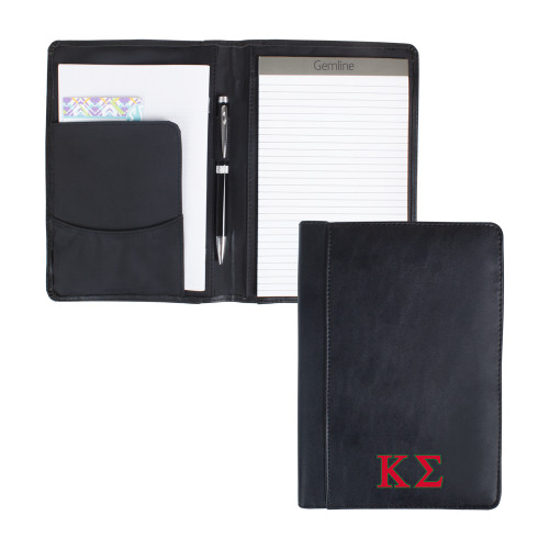 Wall Street Black Junior Writing Pad-Kappa Sigma - Greek Letters - 2 Color