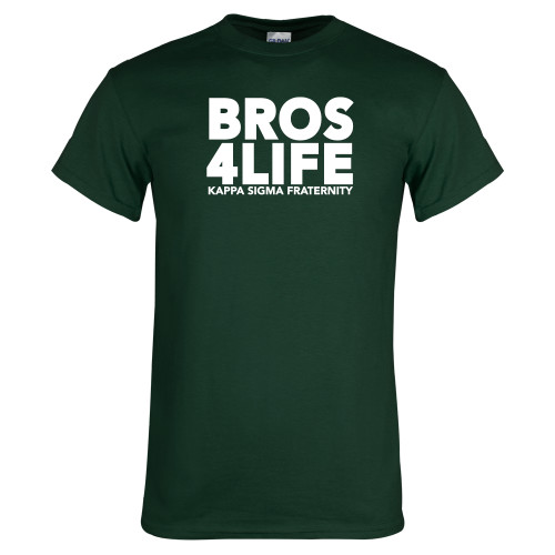 Dark Green T Shirt-Bros 4 Life