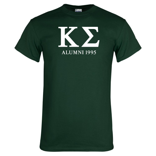 Dark Green T Shirt-Alumni - Personalized Year