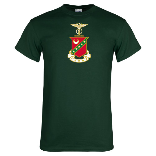 Dark Green T Shirt-Crest