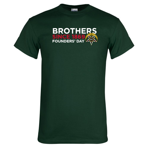 Dark Green T Shirt-Brothers Since