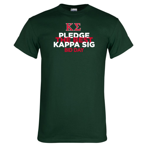 Dark Green T Shirt-Pledge the Best