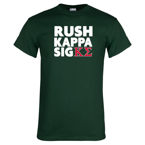 Dark Green T Shirt-Rush Kappa Sig