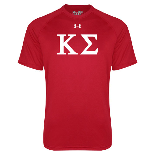 Under Armour Red Tech Tee-Kappa Sigma - Greek Letters