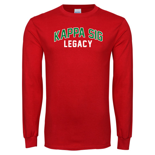 Red Long Sleeve T Shirt-Legacy