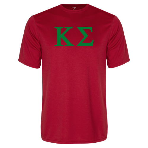 Red Performance Tee-Kappa Sigma - Greek Letters