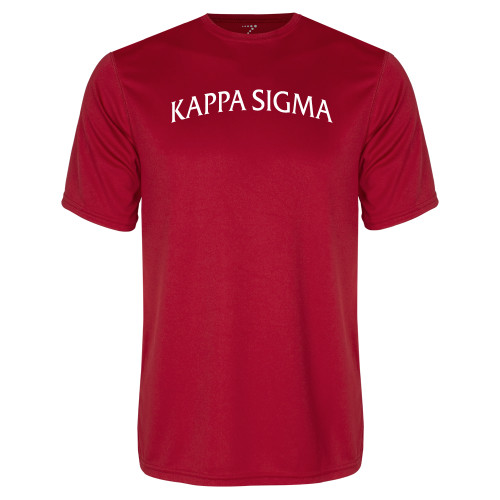 Red Performance Tee-Arched Kappa Sigma