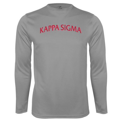 Steel Performance Longsleeve Shirt-Arched Kappa Sigma