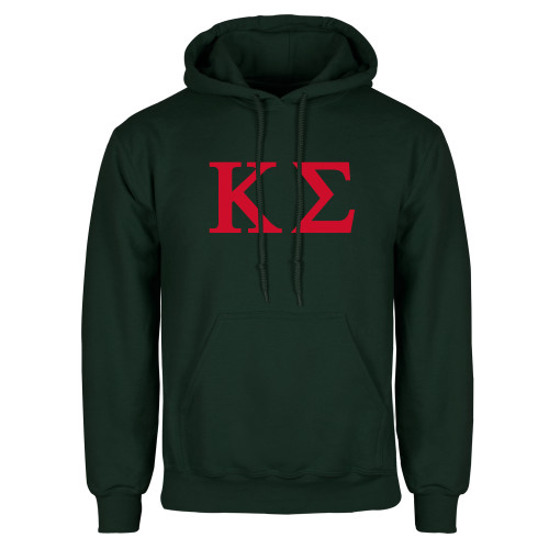 Dark Green Fleece Hood-Kappa Sigma - Greek Letters