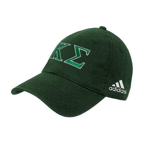 Adidas Dark Green Adjustable Washed Slouch-Kappa Sigma - Greek Letters - 2 Color