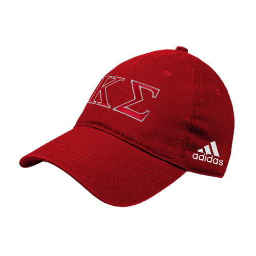 Adidas Red Adjustable Washed Slouch-Kappa Sigma - Greek Letters - 2 Color