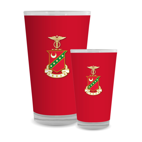 Full Color Glass 17oz-Crest