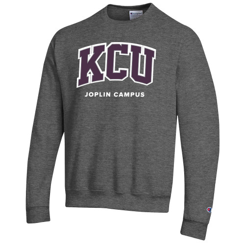  Champion Granite Heather Fleece Crew - Arched KCU