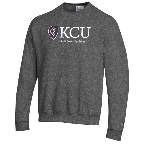  Champion Granite Heather Fleece Crew - KCU Health Service Psychology