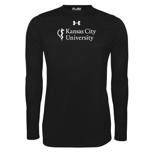  Under Armour Black Long Sleeve Tech Tee - UA Kansas City University