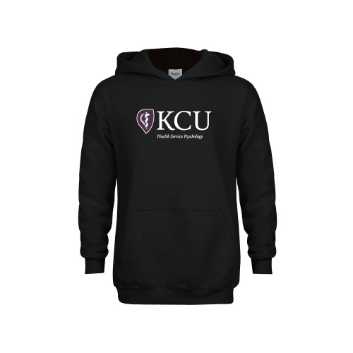  Youth Black Fleece Hoodie - KCU Health Service Psychology