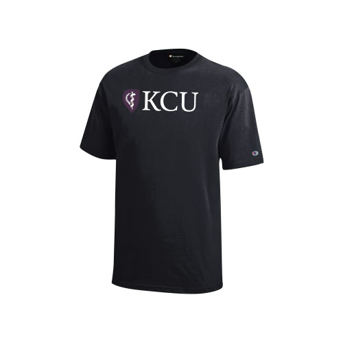  Champion Youth Black Short Sleeve Tee - KCU