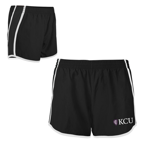  Womens Black/White Team Short - KCU