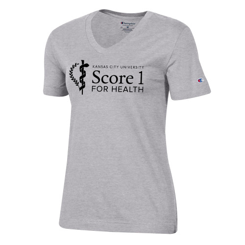  Champion Womens Oxford VNeck Tee - KCU