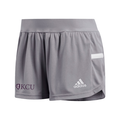 Adidas Womens Grey Split Short - KCU