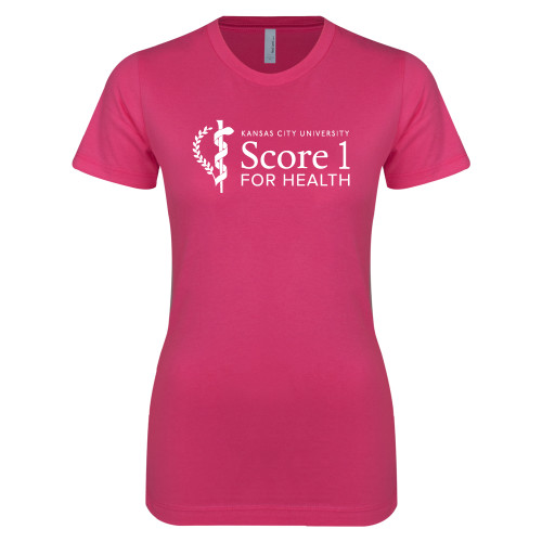 Main Image for  Next Level Womens Fuchsia Boyfriend Tee