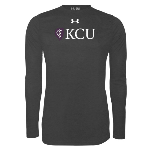  Under Armour Carbon Heather Long Sleeve Tech Tee - UA KCU