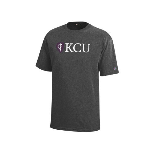  Champion Youth Granite Heather Short Sleeve Tee - KCU