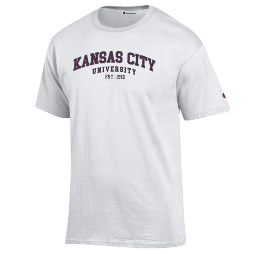  Champion White T Shirt - Arched Established