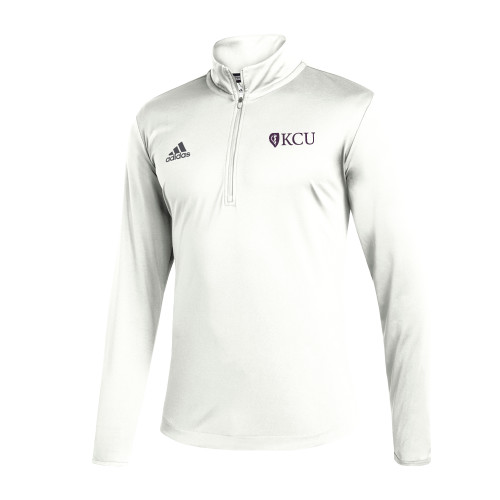  Adidas White Entrada 1/4 Zip - Primary KCU