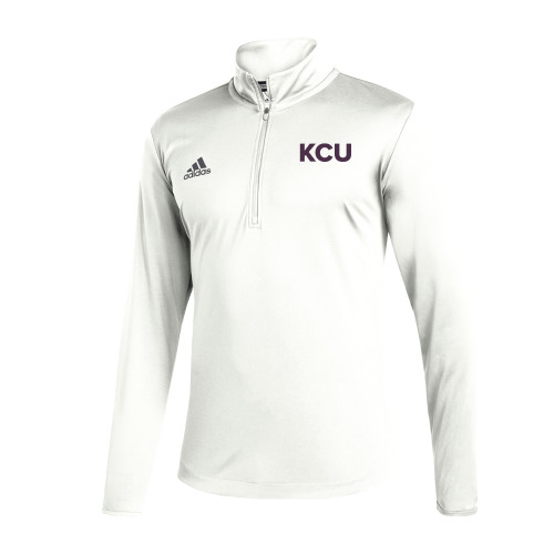  Adidas White Entrada 1/4 Zip - KCU