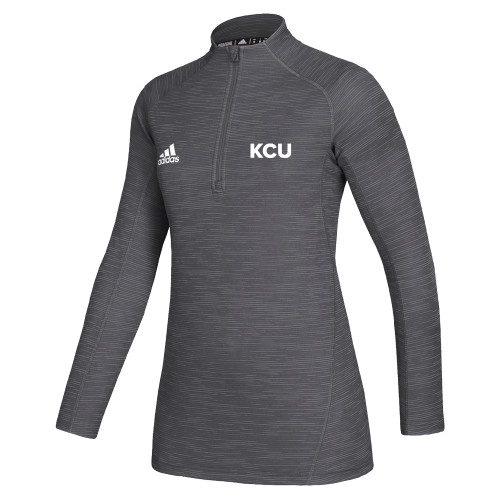  Adidas Womens Grey Game Mode 1/4 Zip - KCU