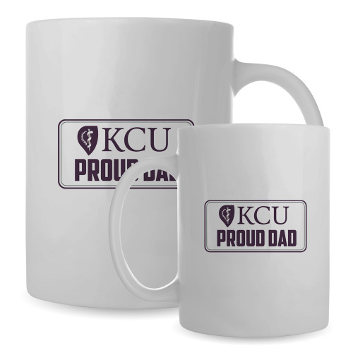  Full Color White Mug 15oz - KCU Proud Dad