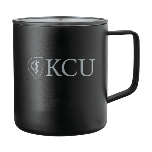  Rover Camp Vacuum Insulated Black Mug 14oz - KCU Engraved