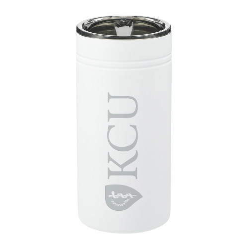  Sherpa Vacuum White Tumbler & Insulator 12oz - KCU Engraved