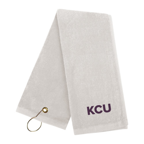  White Golf Towel - KCU