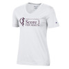 Thumbnail image for  Champion Womens White VNeck Tee