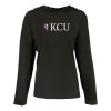 Thumbnail image for  Womens Black Long Sleeve Hooded Tee