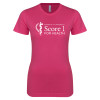 Thumbnail image for  Next Level Womens Fuchsia Boyfriend Tee