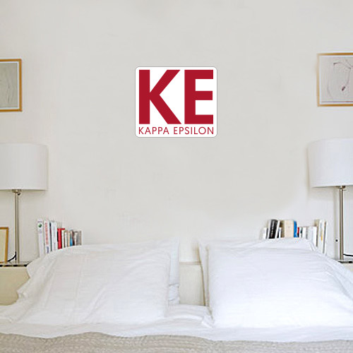  1 ft x 1 ft Fan WallSkinz - KE Kappa Epsilon Stacked