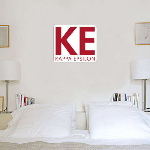  2 ft x 2 ft Fan WallSkinz - KE Kappa Epsilon Stacked